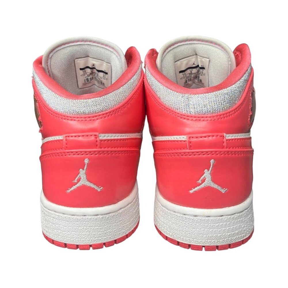 Rare 2013 Youth 7 Women 8 Nike Air Jordan Barbie‎ Pink White Sneakers Basketball - Picture 4 of 16